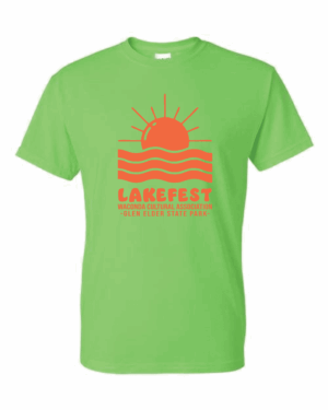 2025 Waconda Lakefest, Lime Youth Tee - Gildan